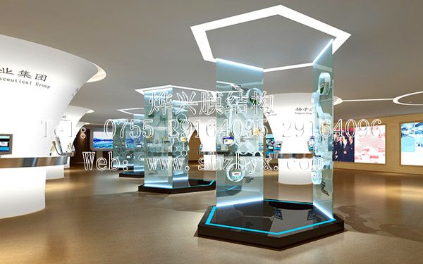 揚(yáng)子集團(tuán)軟膜天花柱燈-深圳市燁興膜結(jié)構(gòu)工程有限公司 揚(yáng)子集團(tuán)軟膜天花柱燈.jpg