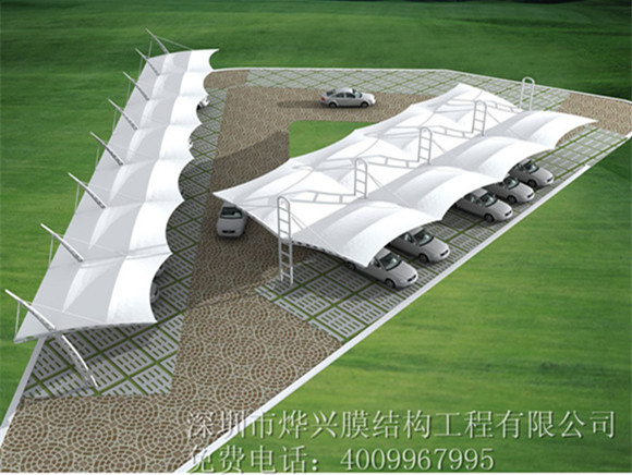 夏天汽車(chē)如何避暑防曬？膜結(jié)構(gòu)車(chē)棚好選擇！