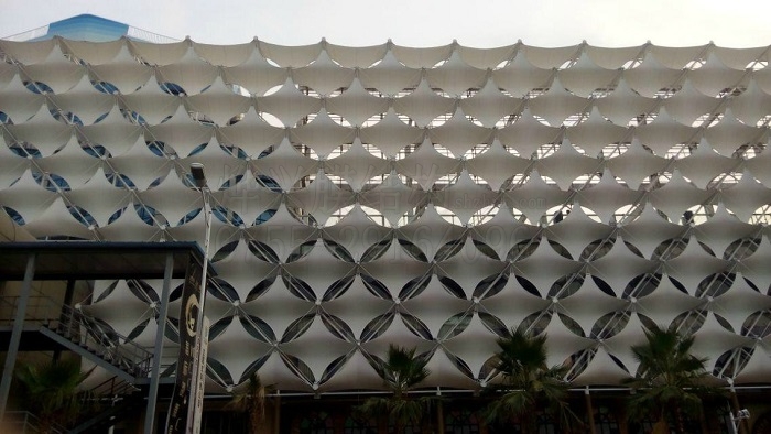 燁興娛樂(lè)場(chǎng)所膜結(jié)構(gòu)建筑展示的韻味