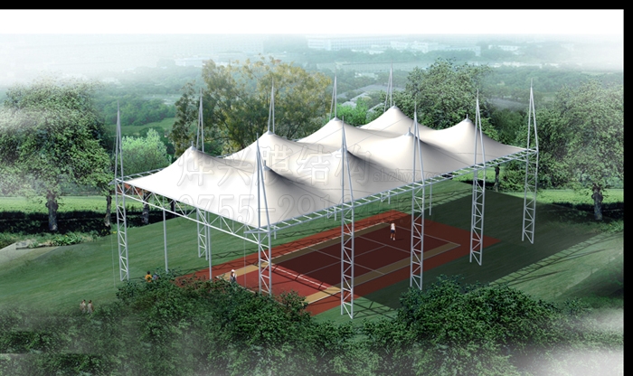 祝賀燁興簽訂羅湖外語(yǔ)學(xué)校膜結(jié)構(gòu)球場(chǎng)雨棚項(xiàng)目