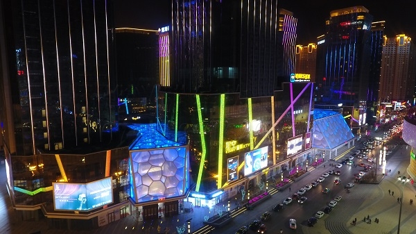 比效果圖更美！記燁興西寧唐道ETFE膜結(jié)構(gòu)