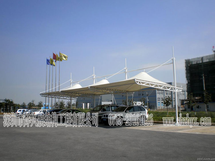 膜結(jié)構(gòu)車棚的打造潮流來(lái)襲，震撼全球