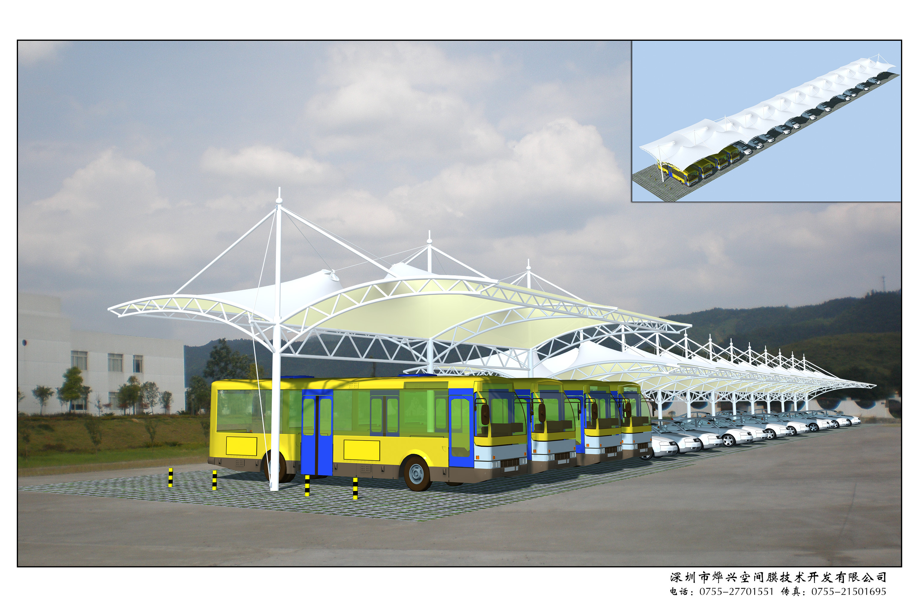 膜結(jié)構(gòu)車(chē)棚的關(guān)注度